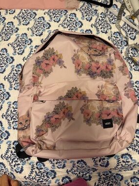 NWT vans skate brand cat pattern backpack